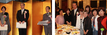 第63回毎日書道展表彰祝賀会の風景